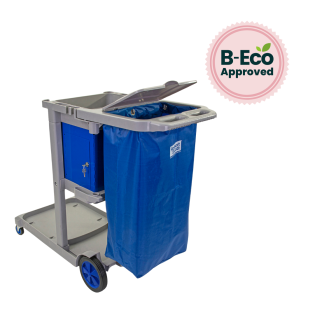 Recycled Janitor Cart with Vinyl Bag