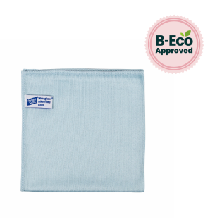 Recycled Microfibre Glass Cleaning Cloth Blue