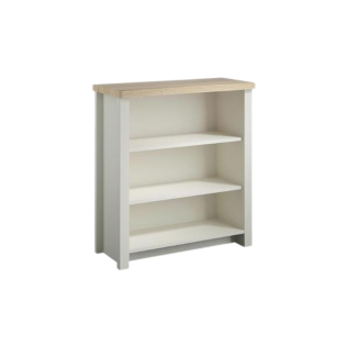 Darton Bookcase - Small in Mountain Oak & Mussel