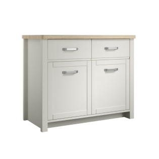 Darton Cupboard/Cabinet - Small Sideboard in Mountain Oak & Mussel