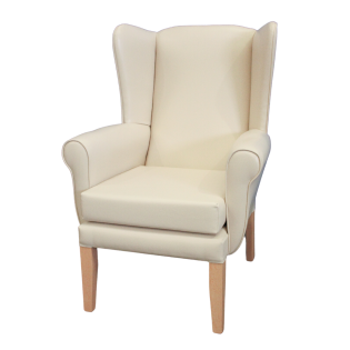 Richmond High Back Chair in Cream